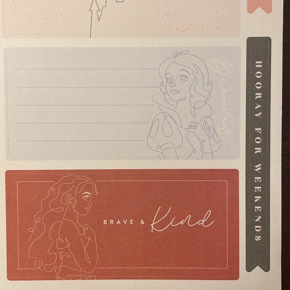 NWT Disney Princess Happy Planner Sticker Sheets! - Picture 16 of 16